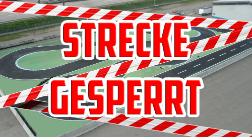 Strecke gesperrt - Bitte News beachten